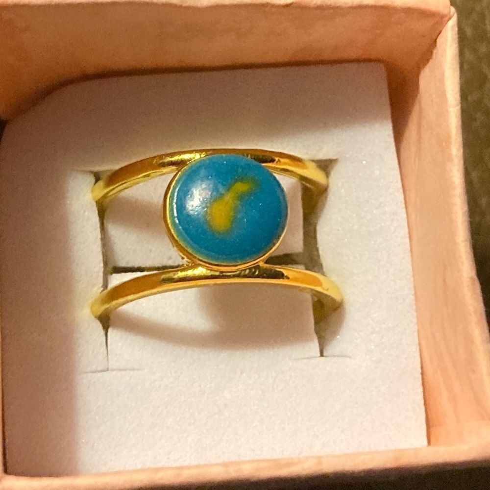 Simplistic Double Band Circle Ring - Picture 5 of 10